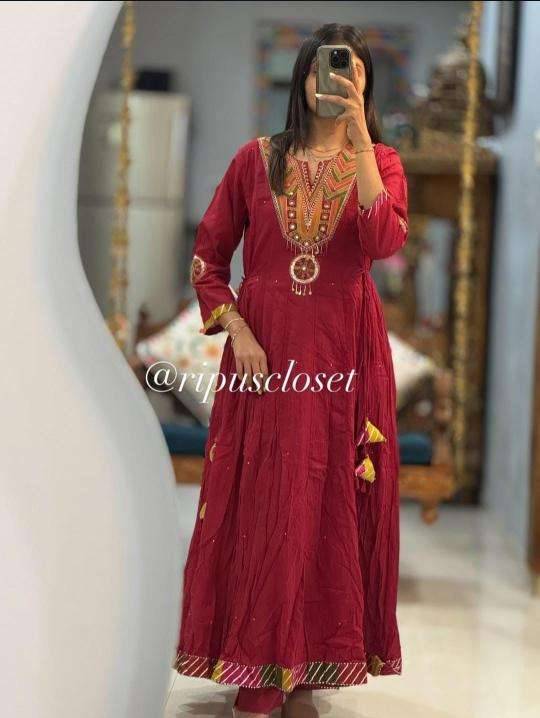 Jaipuri anarkali Kurti factory in Mumbai